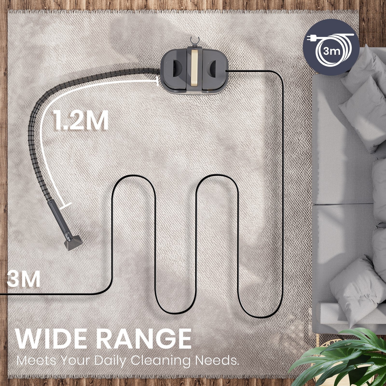 SUPERLEX Portable Carpet Cleaner & Upholstery Cleaner Spot Stain Remover Machine