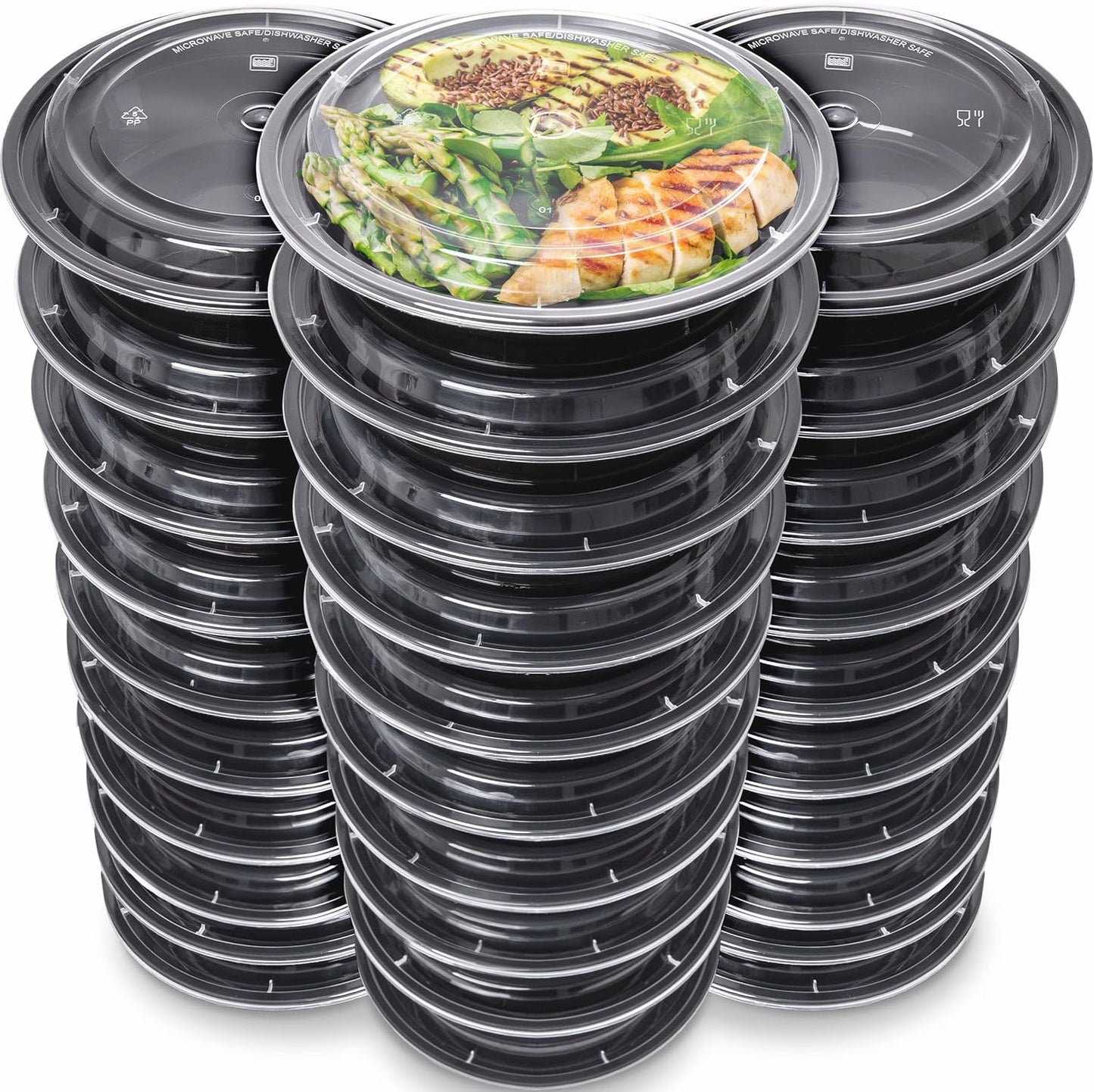 Meal Prep Containers with Lids (30-Pack)
